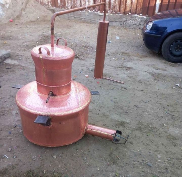 Vindem cazane Tucă 100 litre fund 3mm peret 2mm capac 1mm