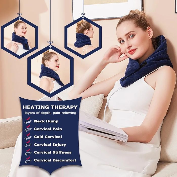 Електрическа грейка за врат с контрол на температурата и таймер