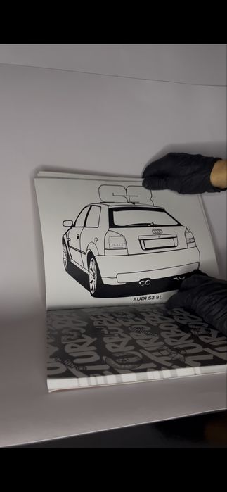 Книжка за оцветяване с 50 коли - VAG