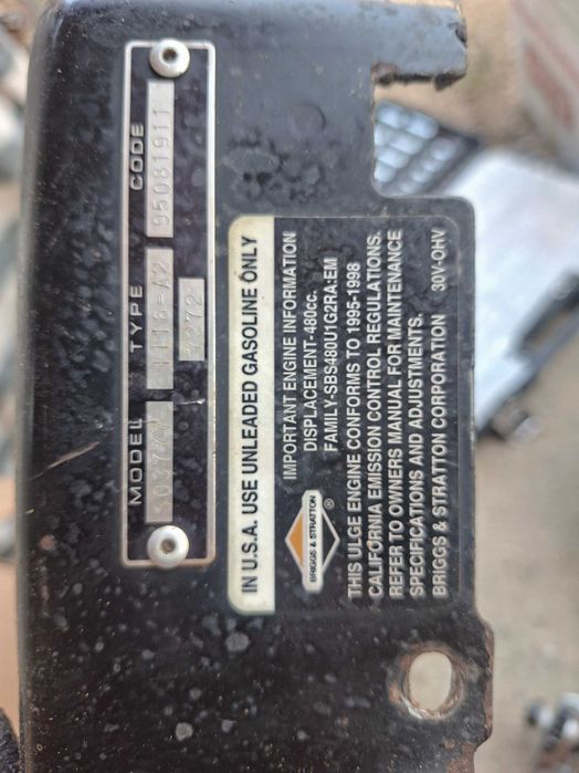 Части двигател Briggs and Stratton 16 к.с
