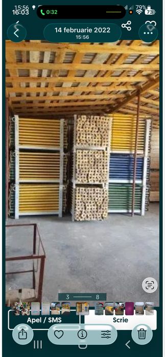 Inchirem popi metalici si schela metalica popii sunt de 3m, 3,6m si 4m
