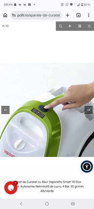 Aparat de curățat cu abur Polti Vaporetto Smart
