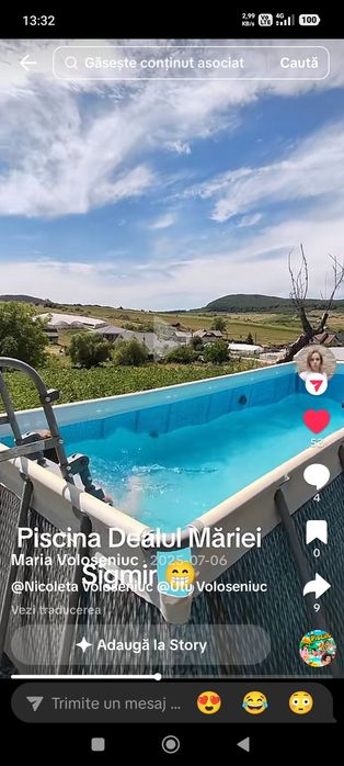 Vând.      Piscina.