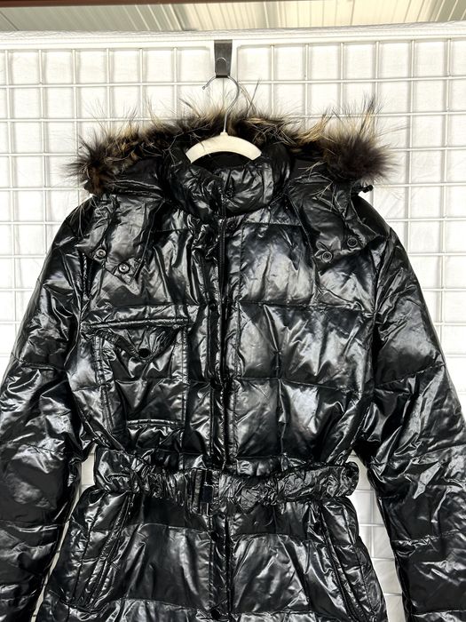 Дамско дълго пухено яке Moncler - размер М/L, Отлично състояние