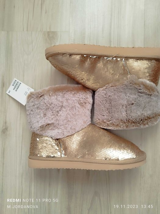 Нови боти H&M с пайети н.36/37