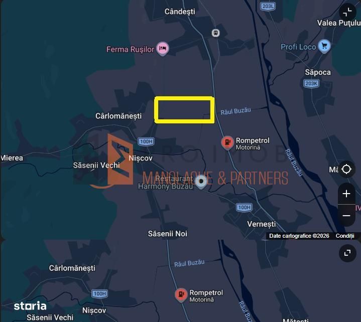 Teren intravilan zona Vernesti