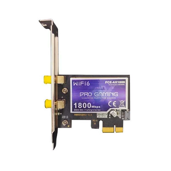 Placa de retea Wireless AX1800, Pro Gaming,2 antene Wi-Fi