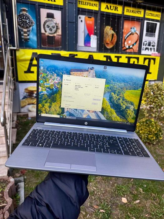 Laptop HP 255 G9/15.6”Gold Athlon 3150U /8GB RAM / 930GB Mem. - ca NOU