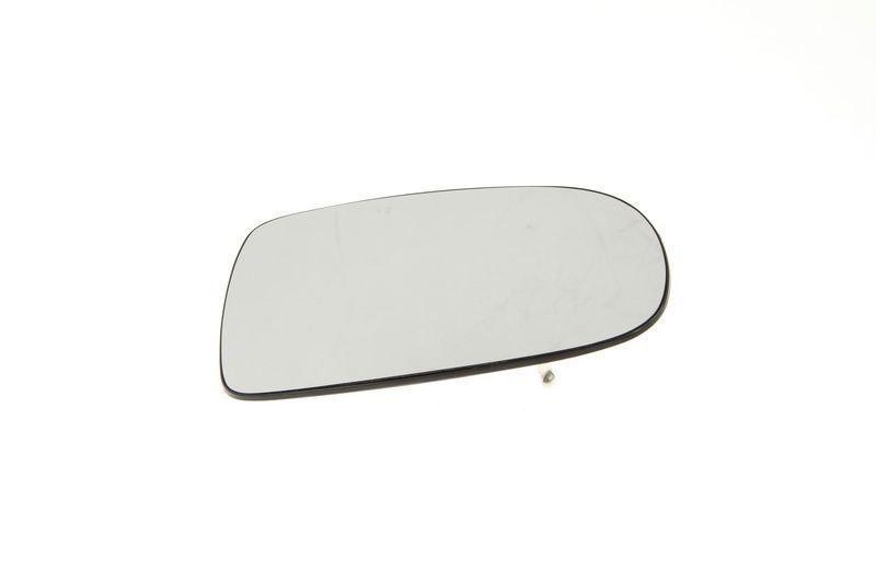 Geam oglinda exterioara cu suport fixare Opel Corsa C, 07.2000-10.2010, Tigra, 05.2004-09.2009, Corsa, partea Dreapta, incalzit; sticla convexa; geam cromat, Aftermarket