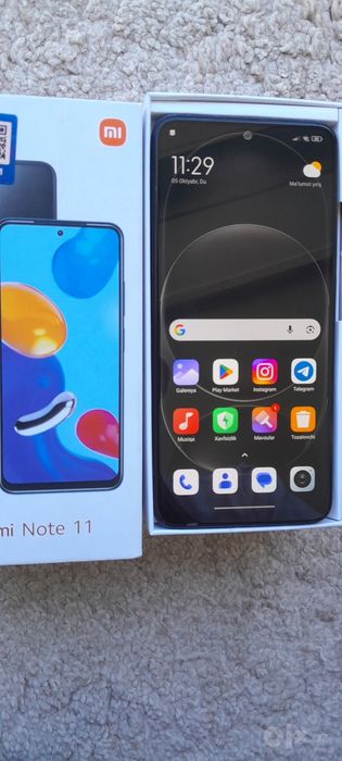 Xiaomi Redmi Note 11 6+6 128 sotiladi