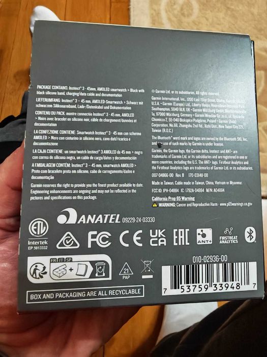 Ceas Garmin Instinct 4 - 45 mm, ecran AMOLED