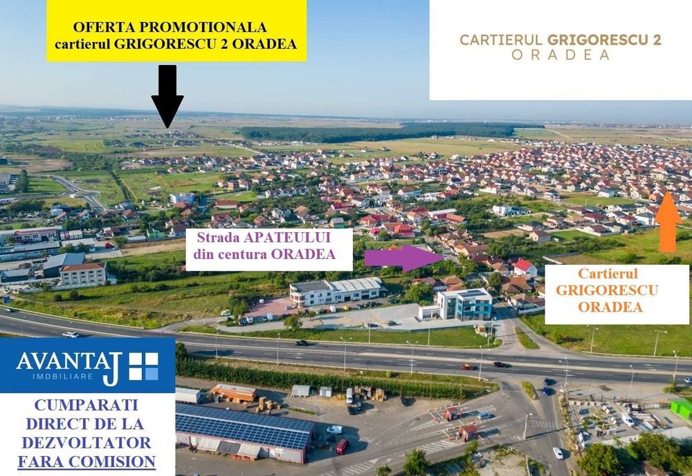 OFERTĂ PROMOȚIONALĂ în cartierul GRIGORESCU 2 Oradea-toate utilitățile