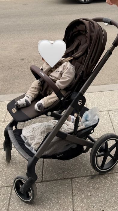 Cybex коляска 2 в 1 Lux Chocolate brown