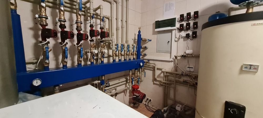 Газовый котел установка