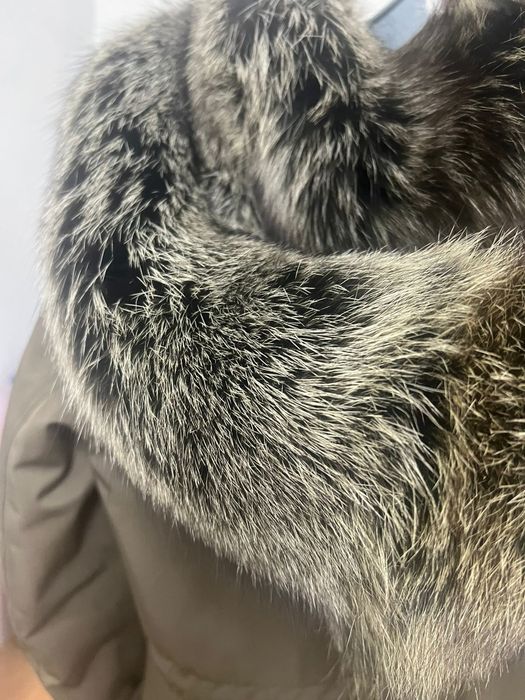 парка с натуральным мехом