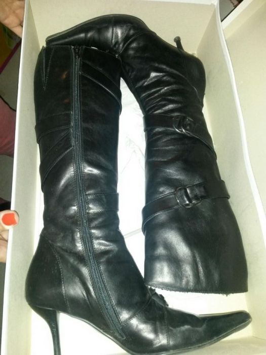 Cizme dama din piele Otter