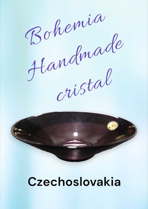 бохемска ваза, 1976 г, Богемия, Bohemia Чехословакия