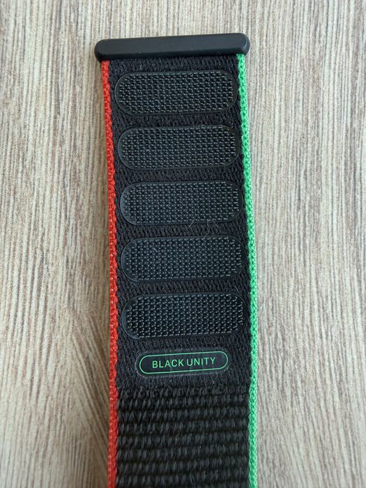 Curea originală Apple Watch Black Unity Sport Loop 45mm stare perfectă