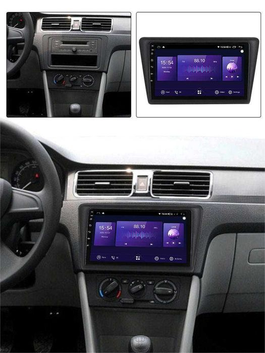 Navigatie Android 14 SKODA RAPID / TOLEDO 1/8 Gb Waze CarPlay + CAMERA