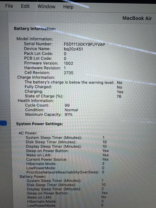 Macbook Air M1 16/512 13.3 Retina