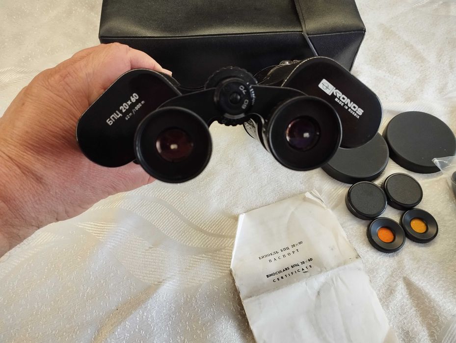 ТОП Руски Бинокъл-БПЦ 20 х 60--Кронос--MADE IN РУСИЯ