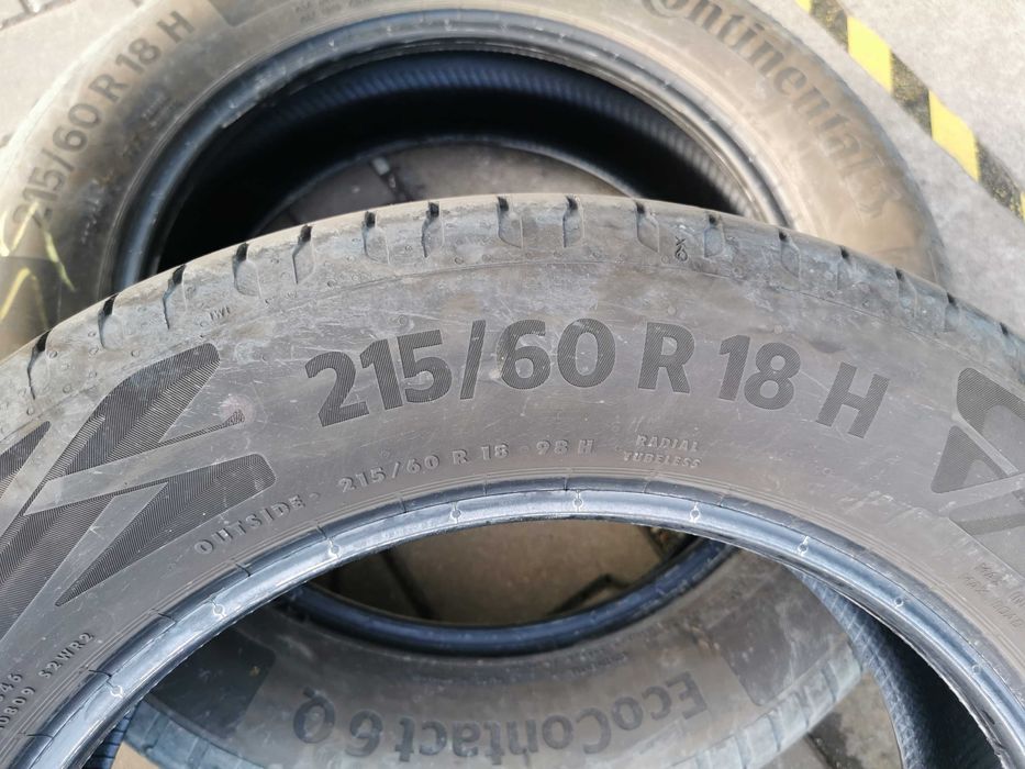 Vând cauciucuri de vara Continental 215/60/R18 98H, 2025