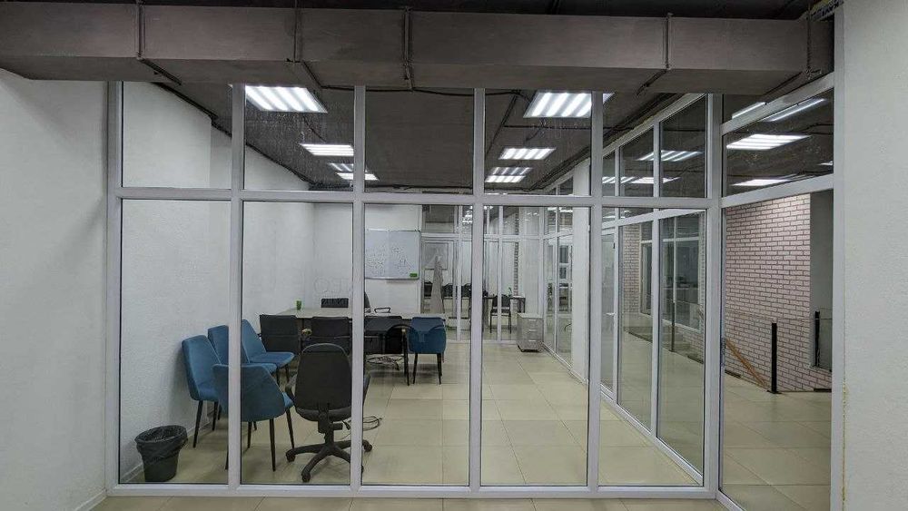 Стеклянные перегородки