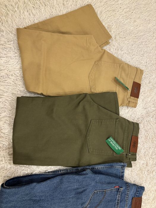 Джинсы Benetton, Levis, GJ