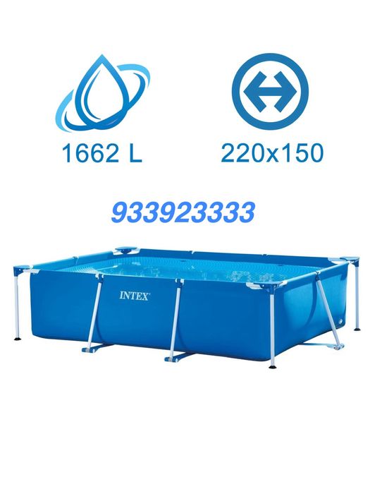 Бассейн Intex каркасный 220x150x60см качественный товар есть доставка!