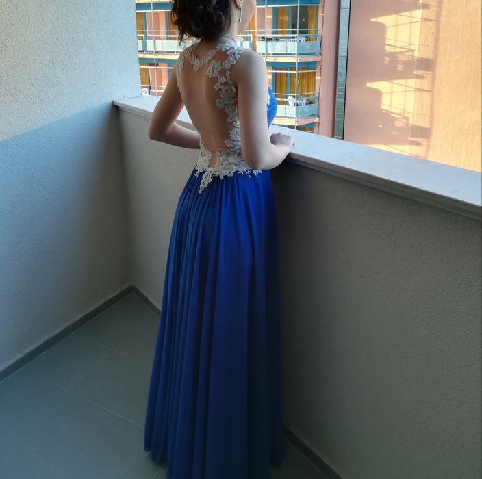 Официална дамска рокля от шифон