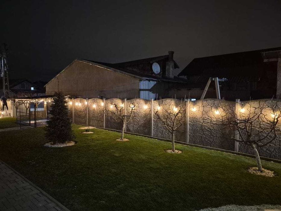 Lumini/ghirlande pentru terase/gradina/balcon. Vara iarna. 220 V. Noi!