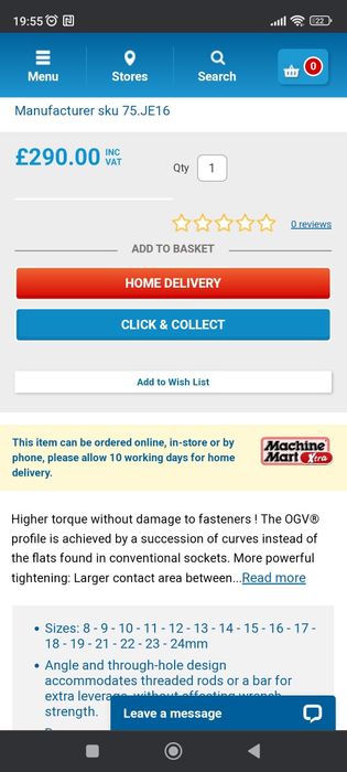 Chei tubulare profesionale Facom