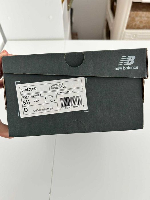 New balance 9060 EU 38 23.5 cm Alb - Gri - Verde - nepurtati la cutie