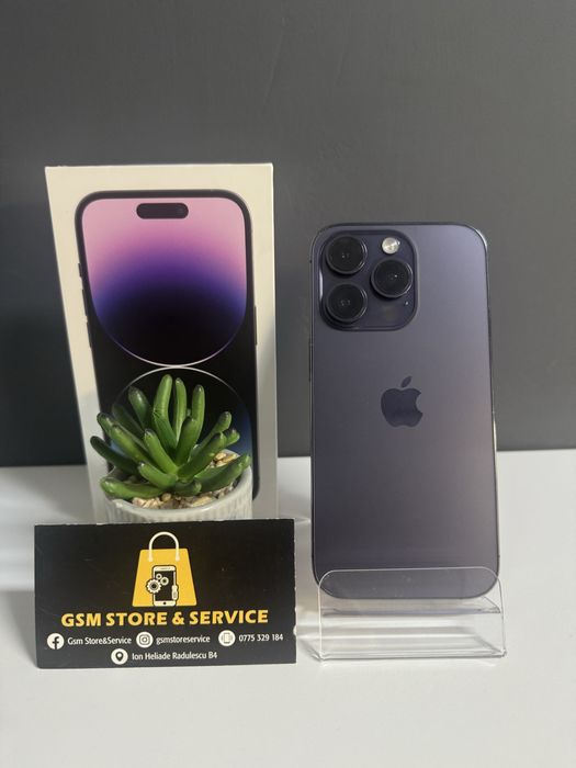 Iphone 14 Pro 256Gb Deep Purpule Bat 100% Garantie Gsm Store&Service