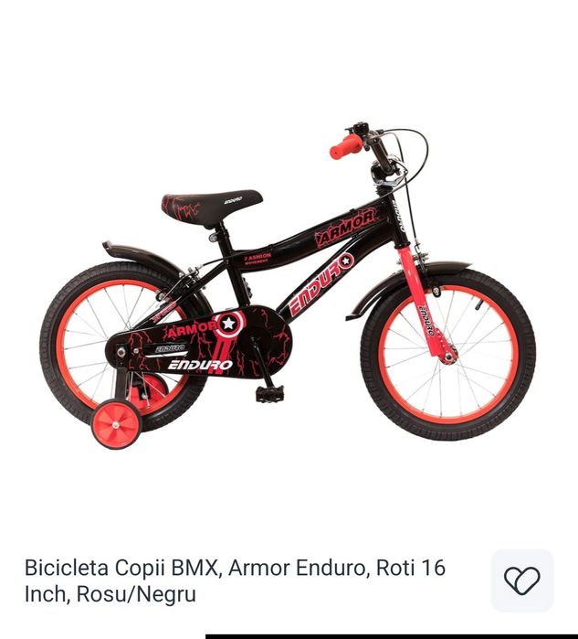 Vând bicicletă copii,BMX Armor Enduro vârstă 5-7 anii