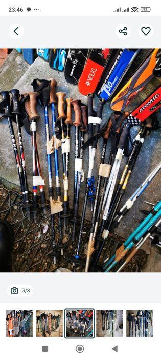 Vand bete treking pt drumetie telescopice sau pliabile pe 3 segmente