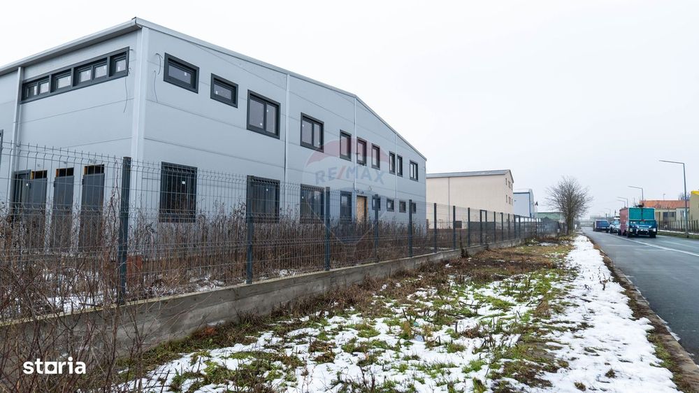Hala de închiriat 1.800 mp cu teren 5.000 mp - Acces rapid la centura