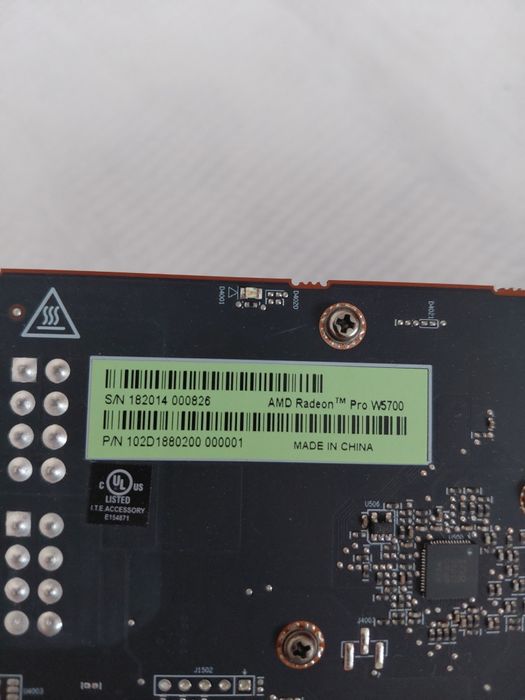 AMD Radeon Pro W5700 DDR6 8GB PCIe 4.0 Mini DisplayPort 1.4