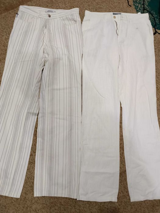 Белые     джинсы