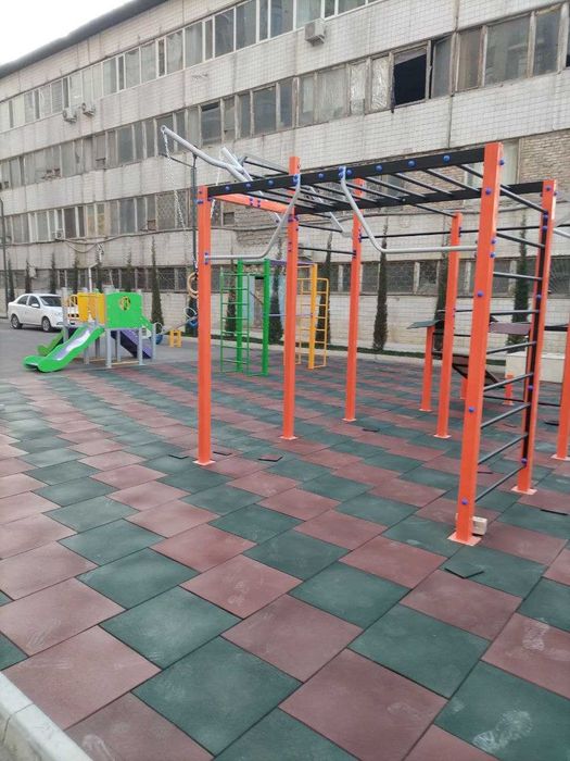 Резиновое покрытие. Плитка и бесшовная резина. Склад в ТАШКЕНТЕ!!!