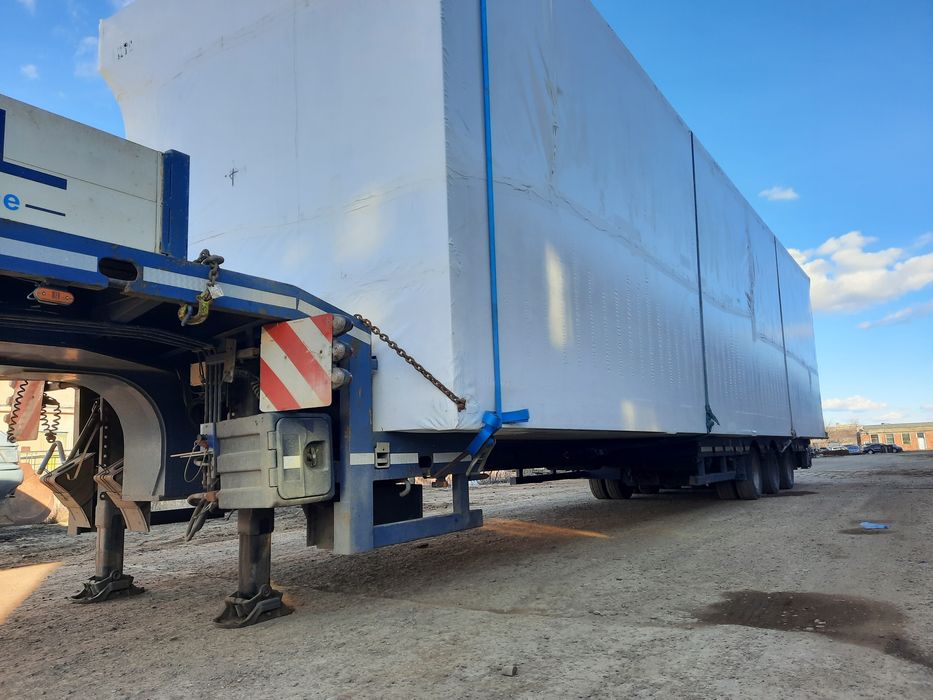 Trailer agabaritic extensibil pe lungime și latime