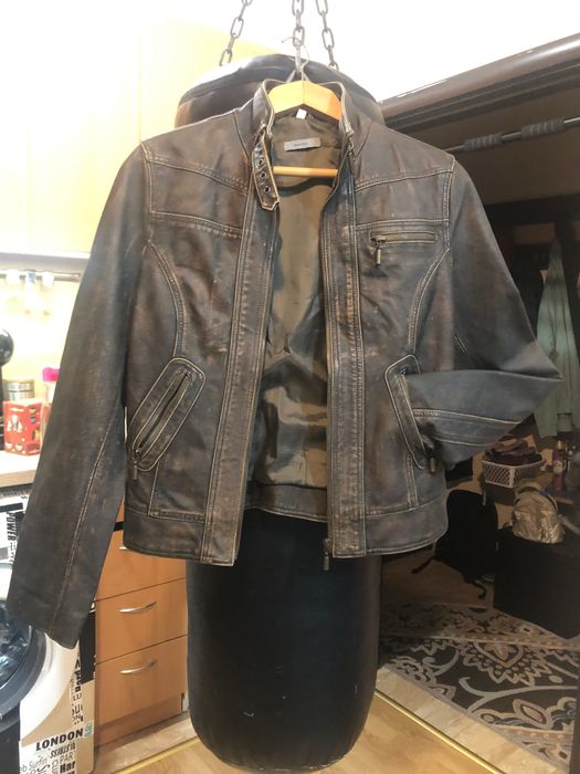 Кожено дамско яке