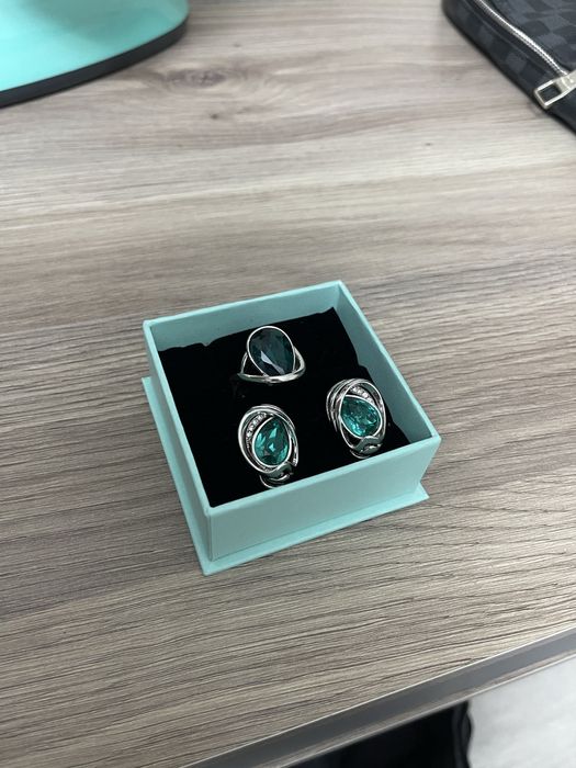 Кольцо и сережки