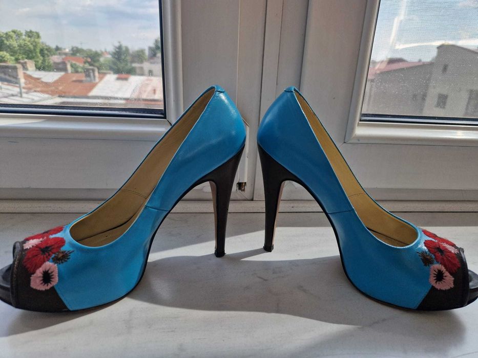 Pantofi dama piele hand made