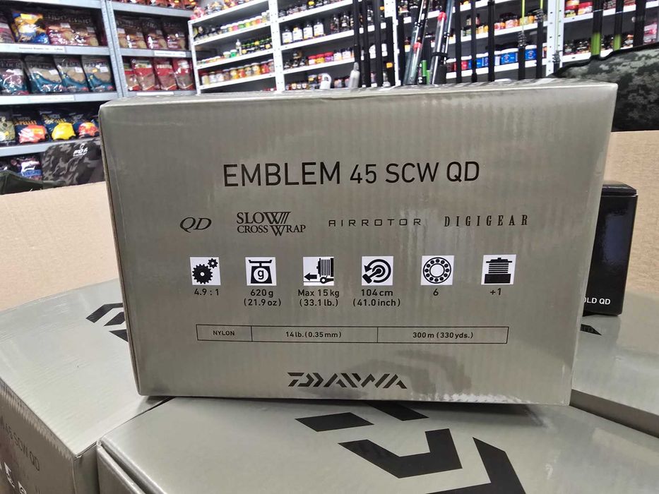 Макара DAIWA 23 Emblem 45 SCW QD