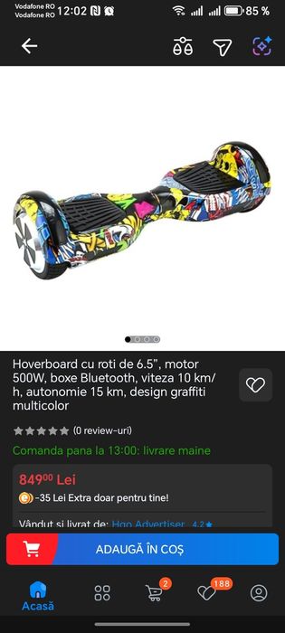 Hoverboard auto echilibrare bluetooth