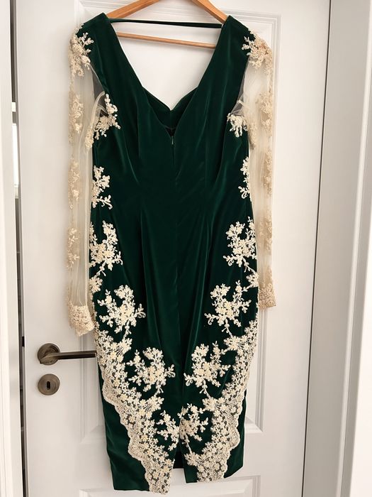 Rochie de gala verde smarald