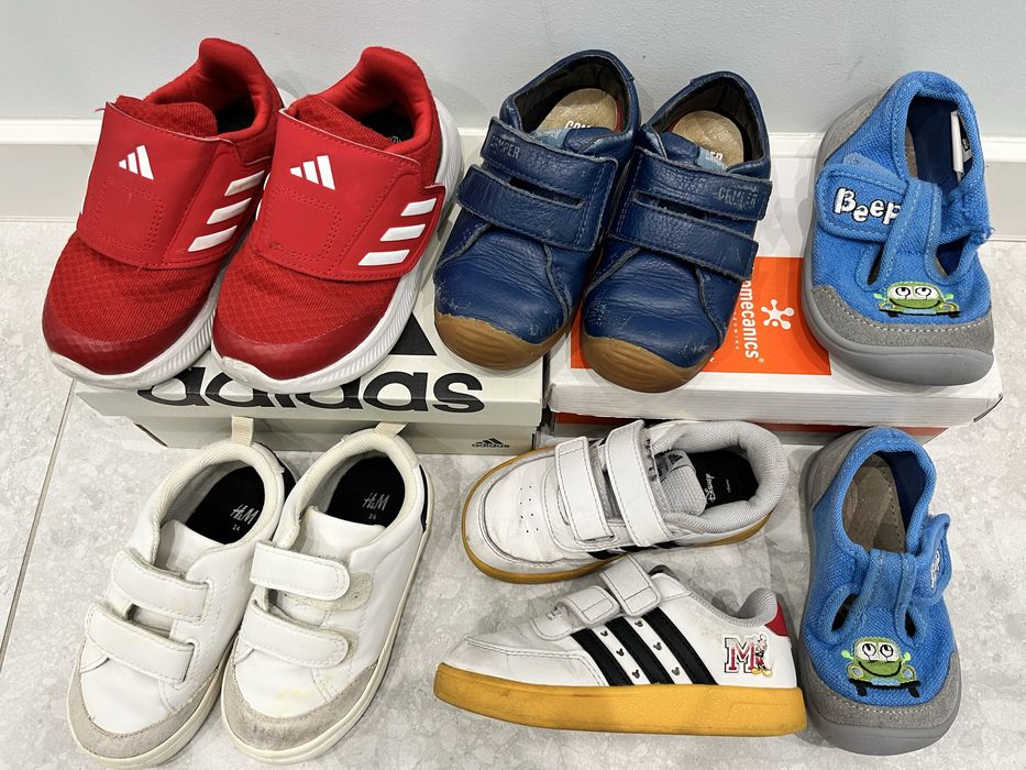 Обувки Кемпер Camper и Адидас Маратонки