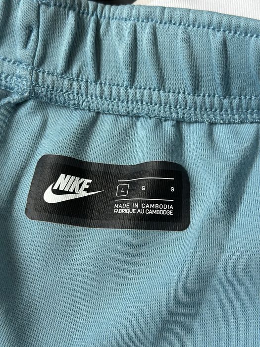 Nike fech fleece tracksuit baby blue светло син