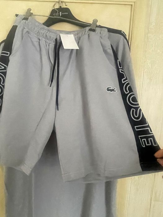 Costum bumbac tip Lacoste barbati